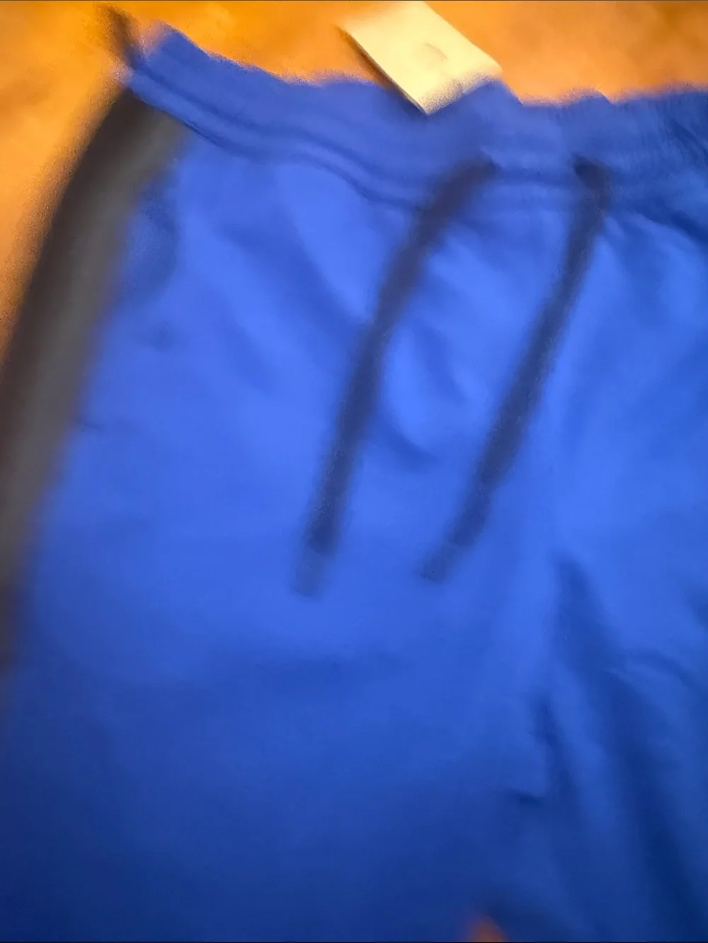 Nike Royal Blue Joggers with Black Panels xl